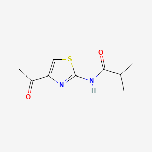N-(4-acetyl-1,3-thiazol-2-yl)-2-methylpropanamide