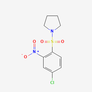 1-(4-Chloro-2-nitrophenyl)sulfonylpyrrolidine