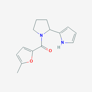 (5-methylfuran-2-yl)-[2-(1H-pyrrol-2-yl)pyrrolidin-1-yl]methanone