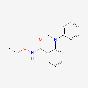 molecular formula C16H18N2O2 B7529450 N-ethoxy-2-(N-methylanilino)benzamide 