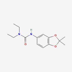 3-(2,2-Dimethyl-1,3-benzodioxol-5-yl)-1,1-diethylurea