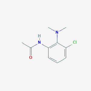 molecular formula C10H13ClN2O B7529747 N-[3-chloro-2-(dimethylamino)phenyl]acetamide 