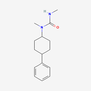 molecular formula C15H22N2O B7529819 1,3-Dimethyl-1-(4-phenylcyclohexyl)urea 