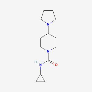 N-cyclopropyl-4-pyrrolidin-1-ylpiperidine-1-carboxamide