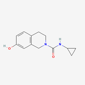 N-cyclopropyl-7-hydroxy-3,4-dihydro-1H-isoquinoline-2-carboxamide