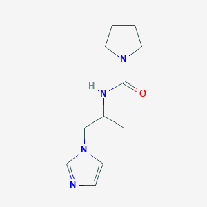 N-(1-imidazol-1-ylpropan-2-yl)pyrrolidine-1-carboxamide