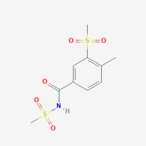 4-methyl-N,3-bis(methylsulfonyl)benzamide