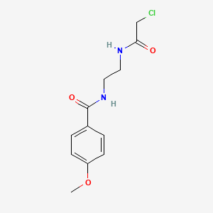 N-[2-[(2-chloroacetyl)amino]ethyl]-4-methoxybenzamide