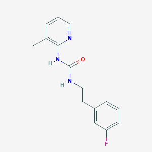 1-[2-(3-Fluorophenyl)ethyl]-3-(3-methylpyridin-2-yl)urea