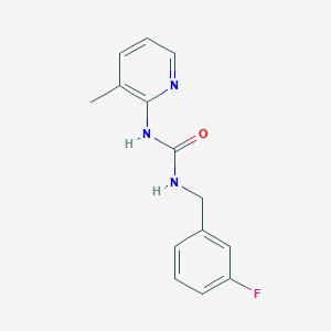 1-[(3-Fluorophenyl)methyl]-3-(3-methylpyridin-2-yl)urea