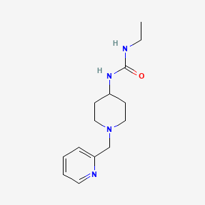 1-Ethyl-3-[1-(pyridin-2-ylmethyl)piperidin-4-yl]urea