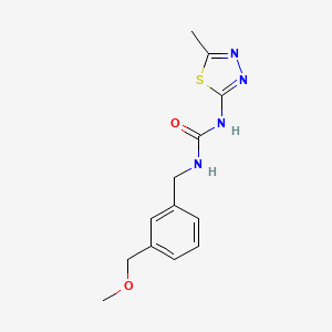 1-[[3-(Methoxymethyl)phenyl]methyl]-3-(5-methyl-1,3,4-thiadiazol-2-yl)urea