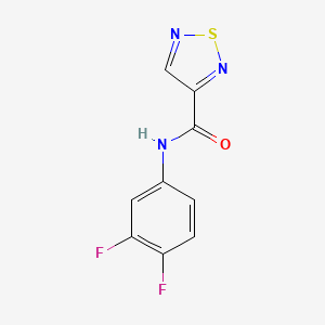N-(3,4-difluorophenyl)-1,2,5-thiadiazole-3-carboxamide