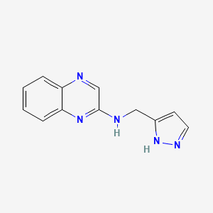 N-(1H-pyrazol-5-ylmethyl)quinoxalin-2-amine