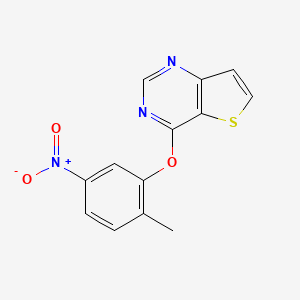 4-(2-Methyl-5-nitrophenoxy)thieno[3,2-d]pyrimidine