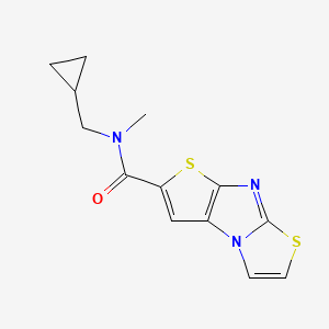 N-(cyclopropylmethyl)-N-methyl-5,9-dithia-1,7-diazatricyclo[6.3.0.02,6]undeca-2(6),3,7,10-tetraene-4-carboxamide