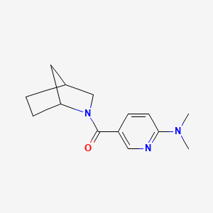 2-Azabicyclo[2.2.1]heptan-2-yl-[6-(dimethylamino)pyridin-3-yl]methanone