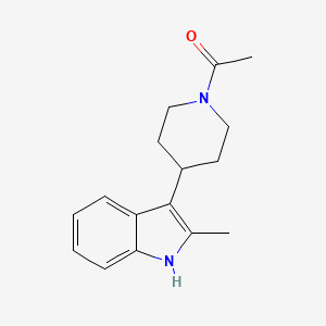 1-[4-(2-methyl-1H-indol-3-yl)piperidin-1-yl]ethanone