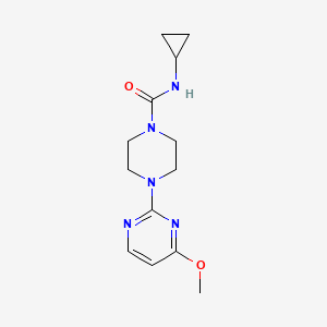 N-cyclopropyl-4-(4-methoxypyrimidin-2-yl)piperazine-1-carboxamide