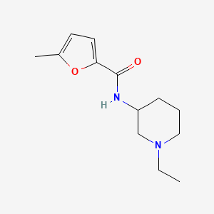 molecular formula C13H20N2O2 B7530580 N-(1-ethylpiperidin-3-yl)-5-methylfuran-2-carboxamide 