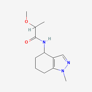 2-methoxy-N-(1-methyl-4,5,6,7-tetrahydroindazol-4-yl)propanamide
