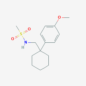 N-[[1-(4-methoxyphenyl)cyclohexyl]methyl]methanesulfonamide