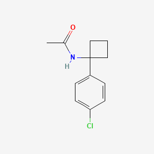 N-[1-(4-chlorophenyl)cyclobutyl]acetamide