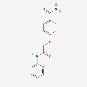 4-[2-Oxo-2-(pyridin-2-ylamino)ethoxy]benzamide