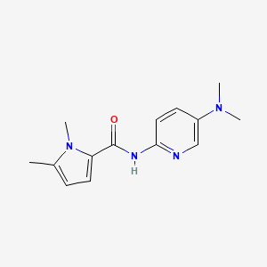 N-[5-(dimethylamino)pyridin-2-yl]-1,5-dimethylpyrrole-2-carboxamide