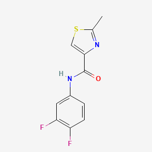 N-(3,4-difluorophenyl)-2-methyl-1,3-thiazole-4-carboxamide