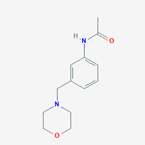 N-[3-(morpholin-4-ylmethyl)phenyl]acetamide