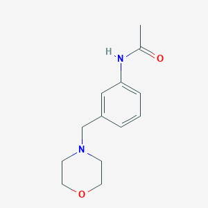 molecular formula C13H18N2O2 B7531467 N-[3-(morpholin-4-ylmethyl)phenyl]acetamide 