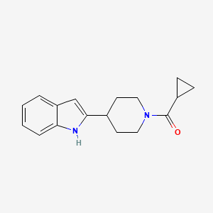 cyclopropyl-[4-(1H-indol-2-yl)piperidin-1-yl]methanone