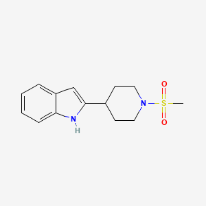 2-(1-methylsulfonylpiperidin-4-yl)-1H-indole