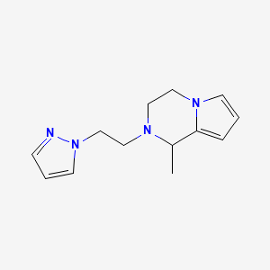 1-methyl-2-(2-pyrazol-1-ylethyl)-3,4-dihydro-1H-pyrrolo[1,2-a]pyrazine