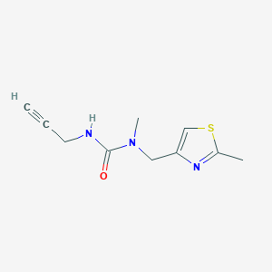 1-Methyl-1-[(2-methyl-1,3-thiazol-4-yl)methyl]-3-prop-2-ynylurea