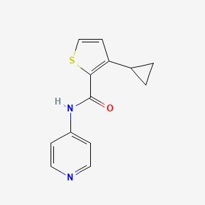 3-cyclopropyl-N-pyridin-4-ylthiophene-2-carboxamide