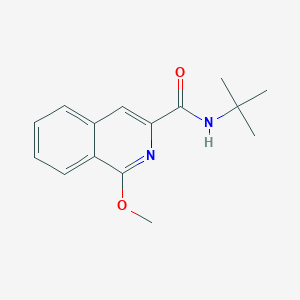 molecular formula C15H18N2O2 B7531888 N-tert-butyl-1-methoxyisoquinoline-3-carboxamide 