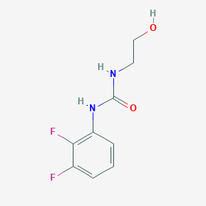 molecular formula C9H10F2N2O2 B7531992 1-(2,3-Difluorophenyl)-3-(2-hydroxyethyl)urea 