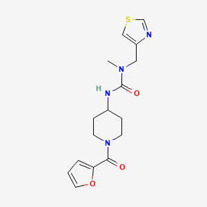 3-[1-(Furan-2-carbonyl)piperidin-4-yl]-1-methyl-1-(1,3-thiazol-4-ylmethyl)urea