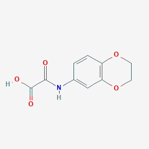 molecular formula C10H9NO5 B7532313 (2,3-Dihydro-1,4-benzodioxin-6-ylamino)(oxo)acetic acid 