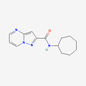 N-cycloheptylpyrazolo[1,5-a]pyrimidine-2-carboxamide