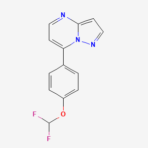 7-[4-(Difluoromethoxy)phenyl]pyrazolo[1,5-a]pyrimidine