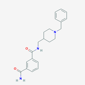 3-N-[(1-benzylpiperidin-4-yl)methyl]benzene-1,3-dicarboxamide