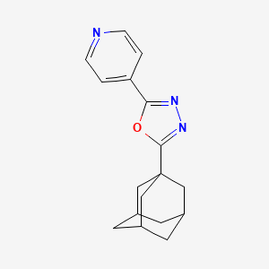 2-(1-Adamantyl)-5-pyridin-4-yl-1,3,4-oxadiazole