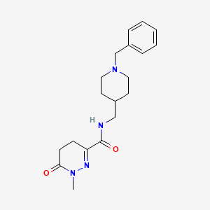 N-[(1-benzylpiperidin-4-yl)methyl]-1-methyl-6-oxo-4,5-dihydropyridazine-3-carboxamide