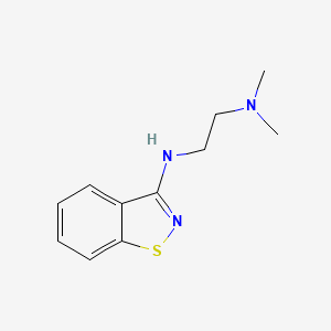 molecular formula C11H15N3S B7532723 N-(1,2-benzothiazol-3-yl)-N',N'-dimethylethane-1,2-diamine 
