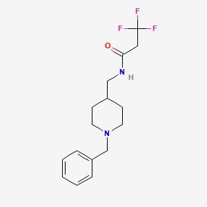 N-[(1-benzylpiperidin-4-yl)methyl]-3,3,3-trifluoropropanamide