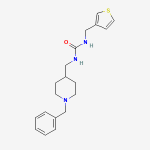 1-[(1-Benzylpiperidin-4-yl)methyl]-3-(thiophen-3-ylmethyl)urea