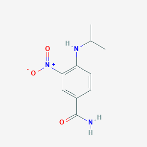 3-Nitro-4-(propan-2-ylamino)benzamide